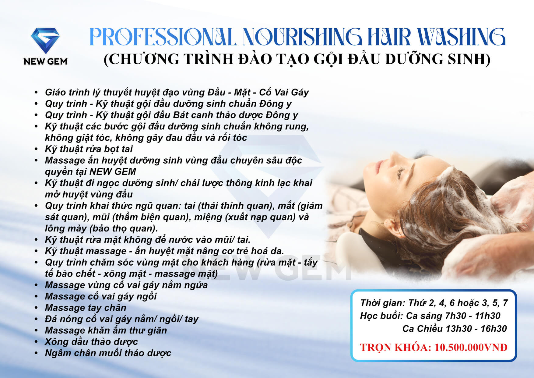 Khóa học Gội Đầu Dưỡng Sinh 20 Khóa học Gội Đầu Dưỡng Sinh 20