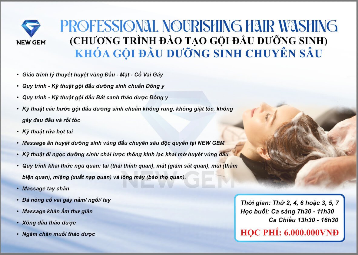 Khóa học Gội Đầu Dưỡng Sinh 19 Khóa học Gội Đầu Dưỡng Sinh 19