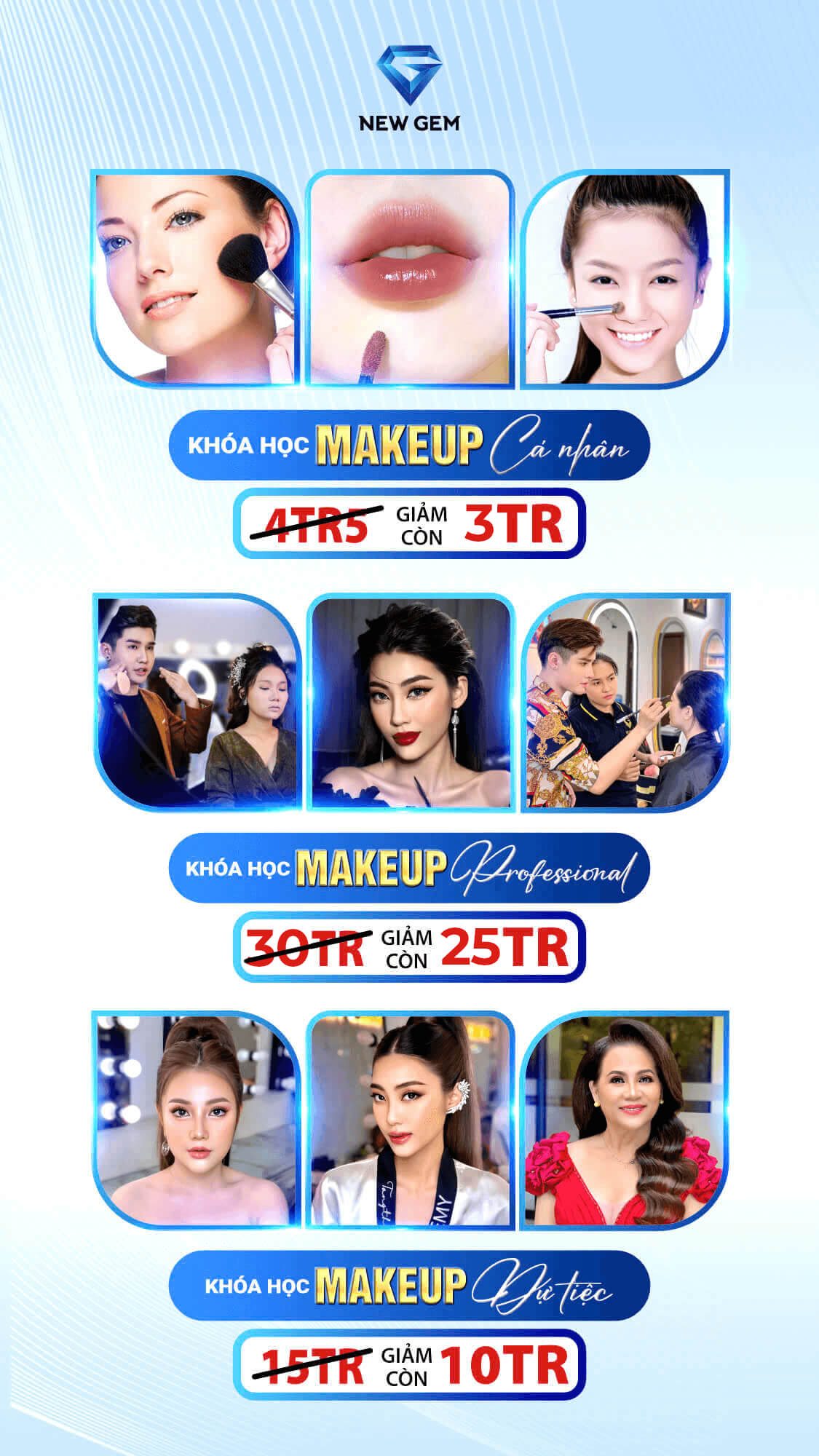 Khóa học Make up chuyên nghiệp 1 Khóa học Make up chuyên nghiệp 1